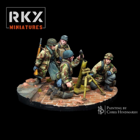 ドイツ降下猟兵迫撃砲チーム - Etsy 日本