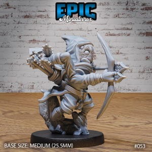 Dark Elf Spider Folk Assassin Shooting 3d Print