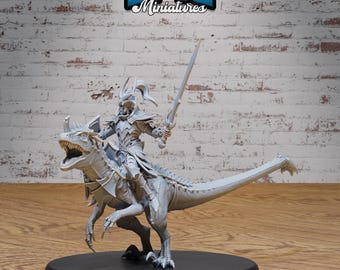 ダークエルフ・ラプターライダー 3Dプリント