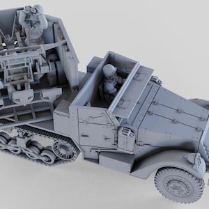 Semioruga M15 Cgmc del Ejército Aliado