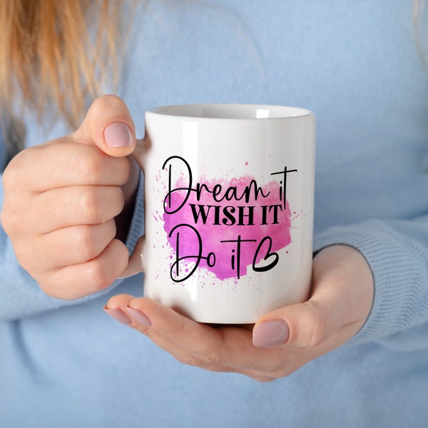 Motivational & Inspirational Mug: Fuel Your Morning With Words of Affirmation. Perfect Aesthetic Mug Gift for Daughter, Friend, or Self Care