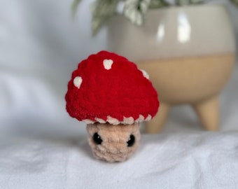 Pop Up Pilz Häkeltier l Stressabbau Fidget Toy | Handgemachtes Plüschtier  l Pilz Plüschtier Geschenk l Stofftier Kuscheltier Amigurumi