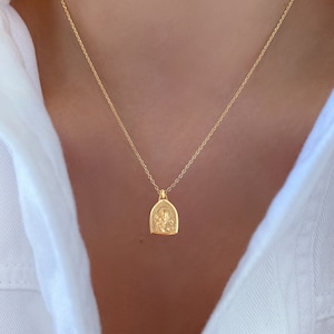 St Anthony Pendant 18k - Etsy