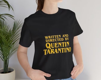 Quentin Tarantino Unisex Jersey Short Sleeve Tee