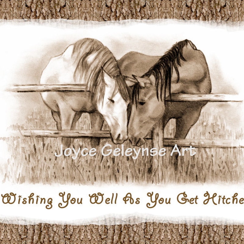 Horse Wedding - Etsy
