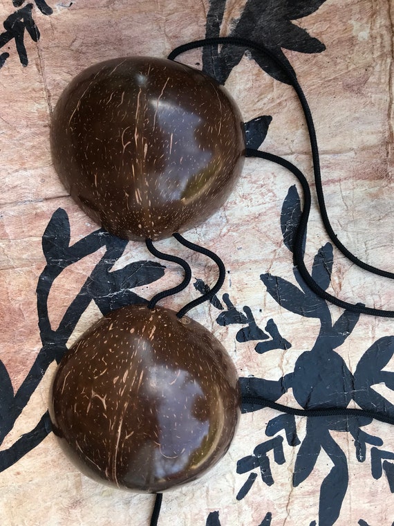 Coconut bra Adult Large/Extra Large Tahitian Costume bra Etsy