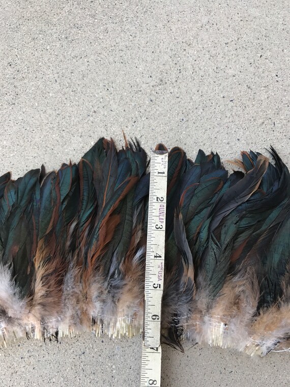20 Pcs Natural Bronze Iridescent Rooster Coque Tail Feathers 14-16/" US Seller