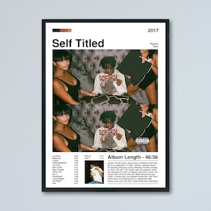 Playboi Carti - Selbst betiteltes Poster ( A4 )