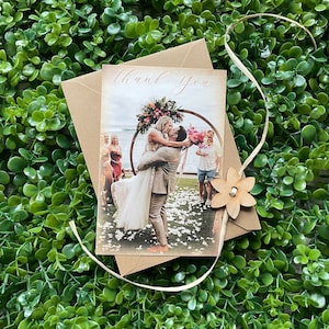 Tropical Wedding Thank You Postcard - Design Fee