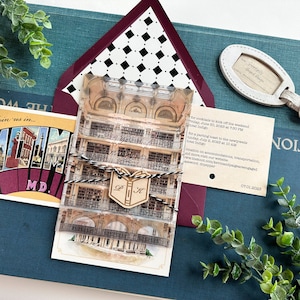 George Peabody Library Vellum Wedding Invitation (Baltimore, Maryland) - Design Fee