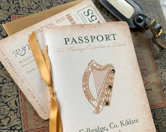 Ireland Passport Wedding Invitation - Design Fee