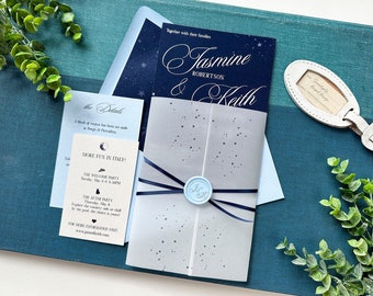 Under the Stars Wedding Invitation (Chianti, Italy) - Design Fee