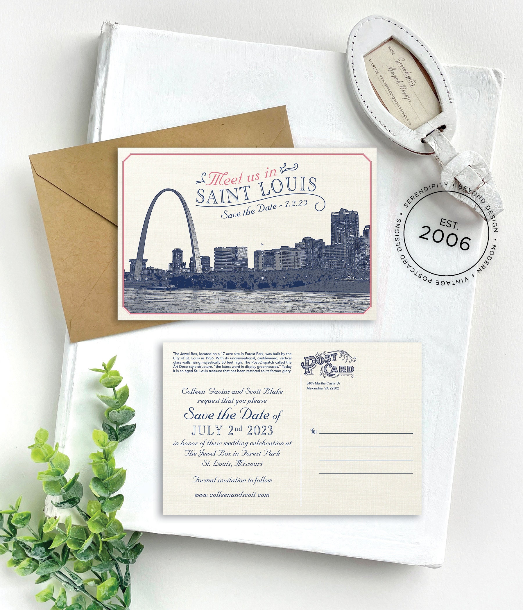 St. Louis Postcards, A collage of vintage St. Louis postcar…