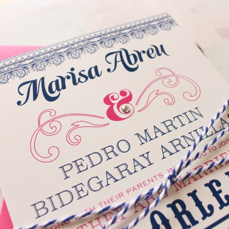 Design Fee Typography Wedding Invitation New Orleans