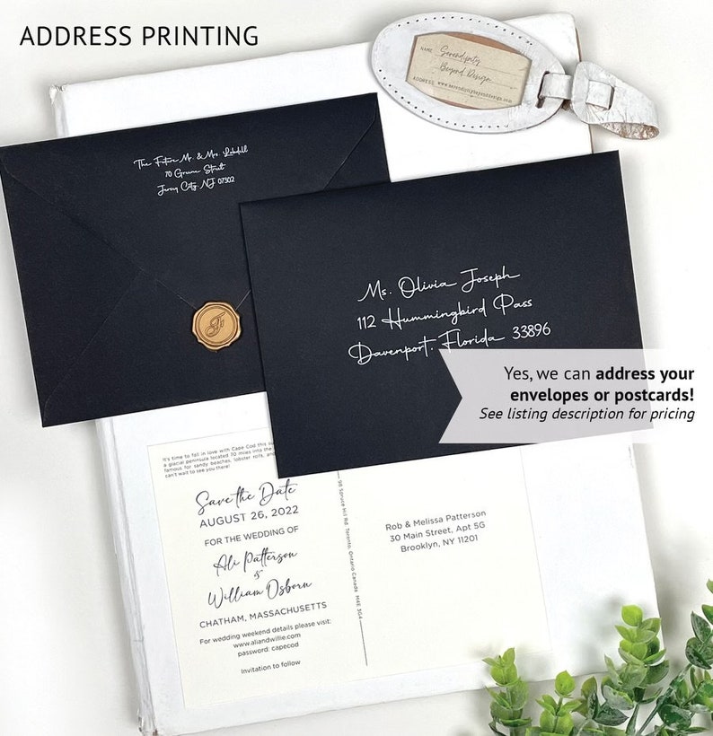 Vila Erba Watercolor Vellum Wrapped Invite lake Como, Italy Design Fee ...