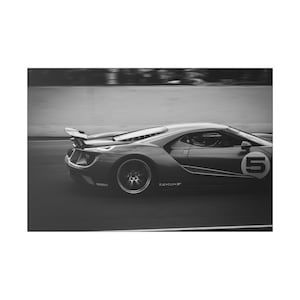 Ford GT new canvas, Ford GT Wall Art, Ford Canvas Print, Sport Car Print, GT40, Modern Car Art