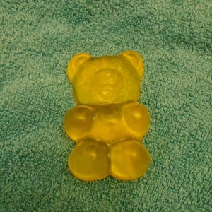 gummy bear glycerin hand and body soap bar - choose your color and fragrance