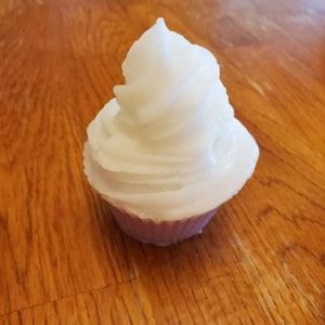 Cupcake hand and body soap bar - coconut milk soap - choose your color and fragrance