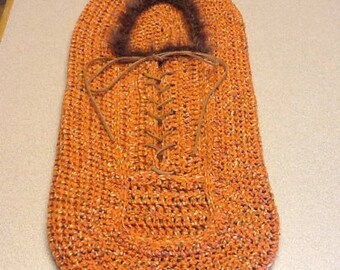 Ewok inspired baby cocoon