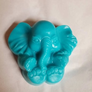baby elephant hand and body soap bar - coconut milk soap - choose your color and fragrance