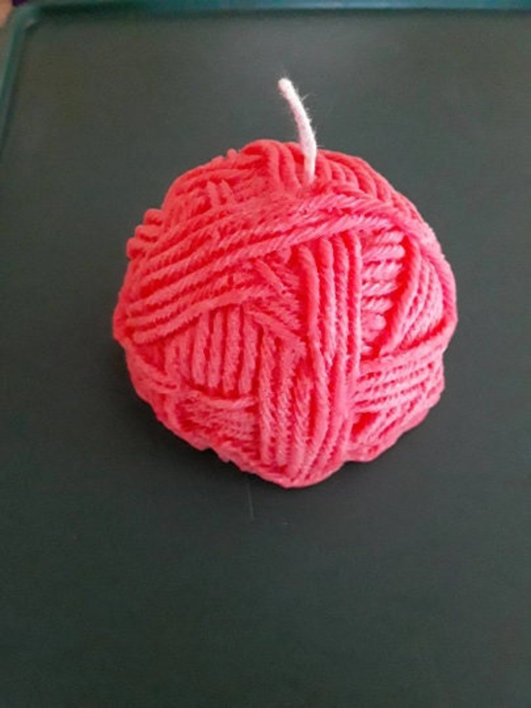 Yarn Ball Candle Choose Your Color and Fragrance Etsy
