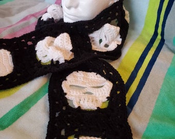 Skull scarf - choose your size and colors