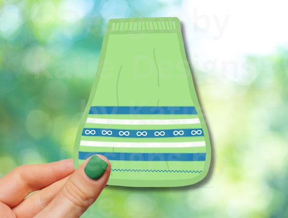 Green Métis Ribbon Skirt