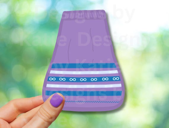 Purple Métis Ribbon Skirt
