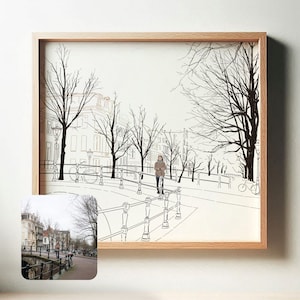 Personalisierte Skizze vom Foto Benutzerdefinierte Zeichnung vom Foto Porträt vom Bild Jahrestag Geschenkidee für sie Geschenk Maßgeschneiderte Illustration