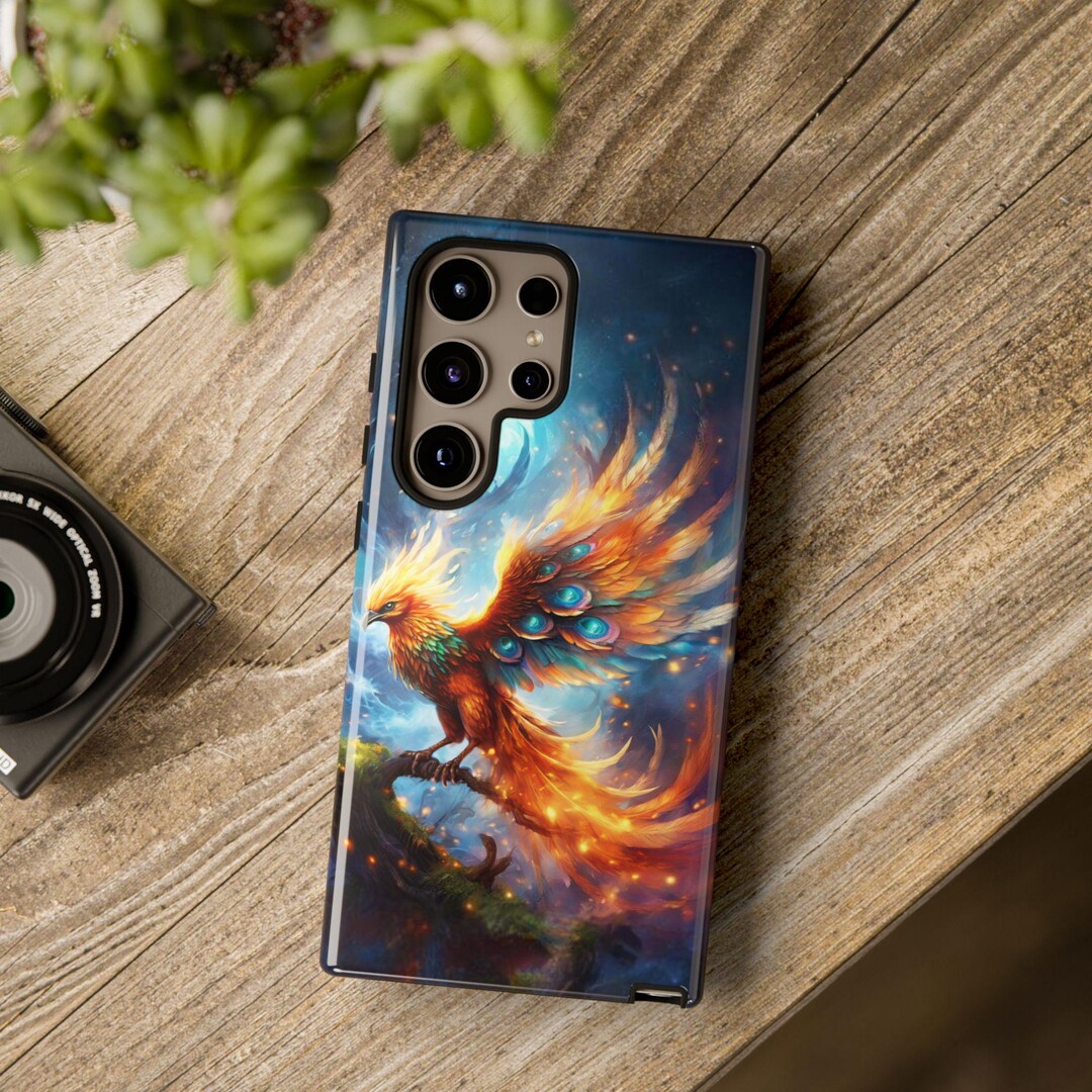 Eternal Flame Phoenix Tough Case - Fits iPhone and Samsung Galaxy ...