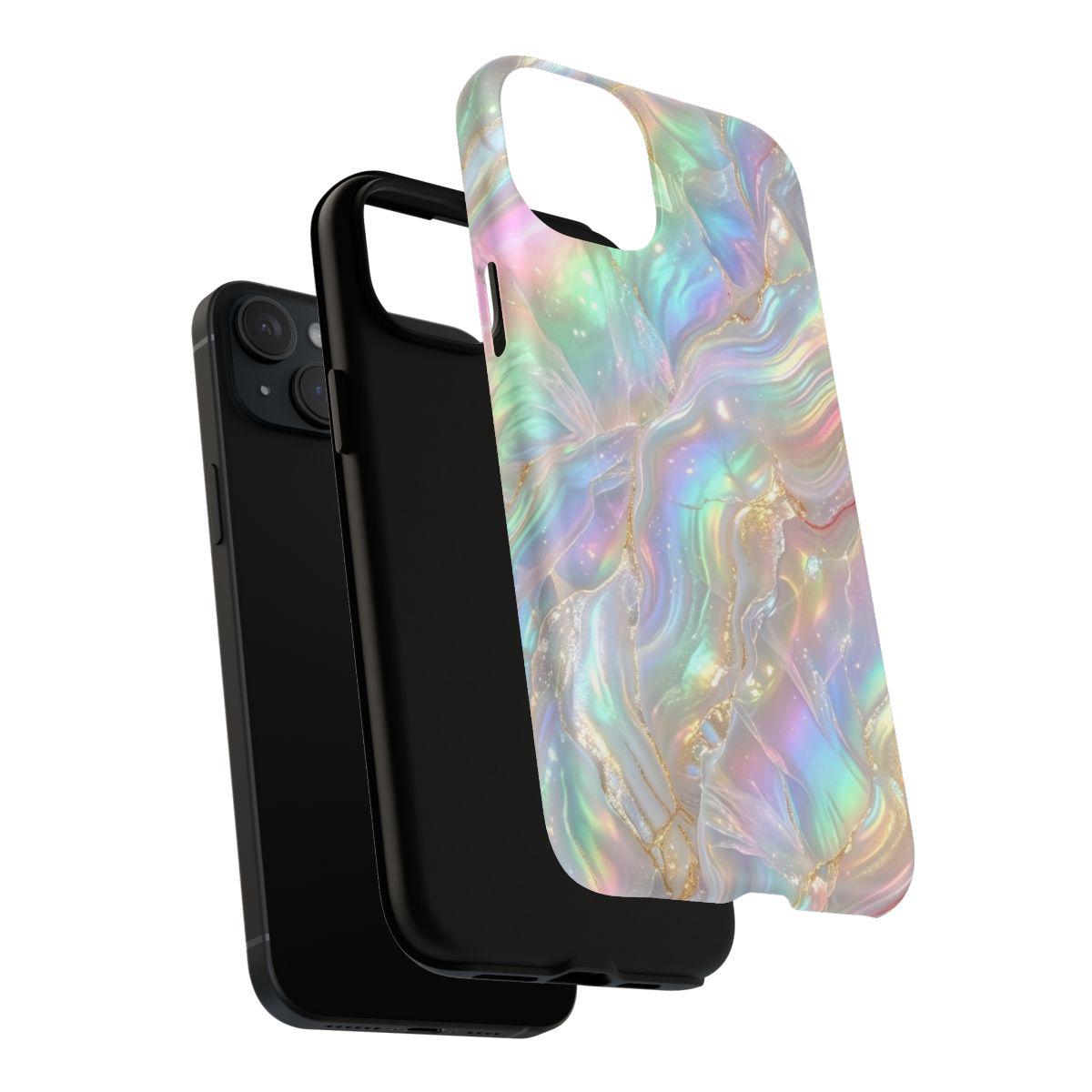Rainbow Moonstone Fire Opal Motif Tough Case - Fits iPhone and Samsung ...