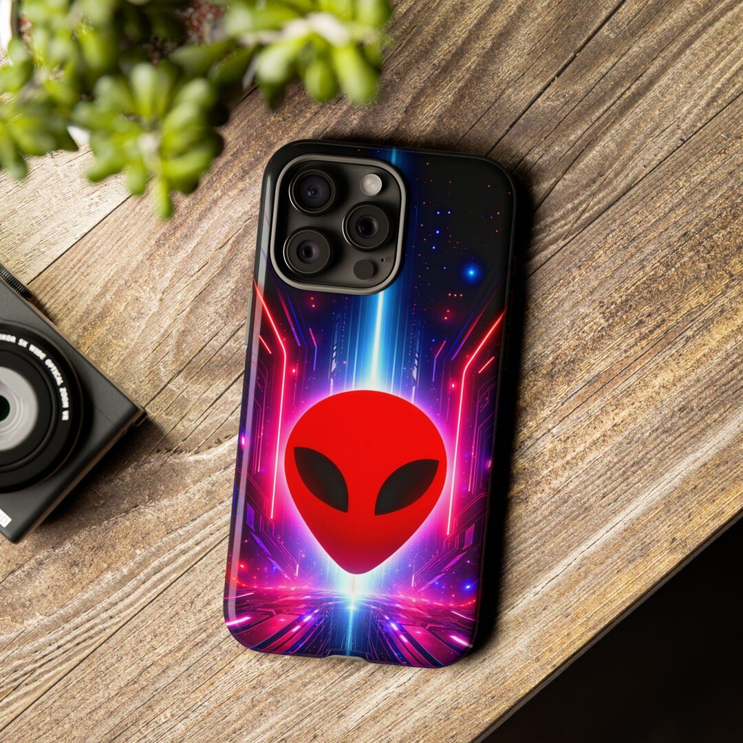 Mars Attacks Retro Alien Computer Tough Case - Fits iPhone and Samsung ...