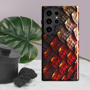 Don&#39;t Tip the Scales - Dragon Scale Samsung Tough Case: Fantasy RPG-inspired Tough Phone Cover