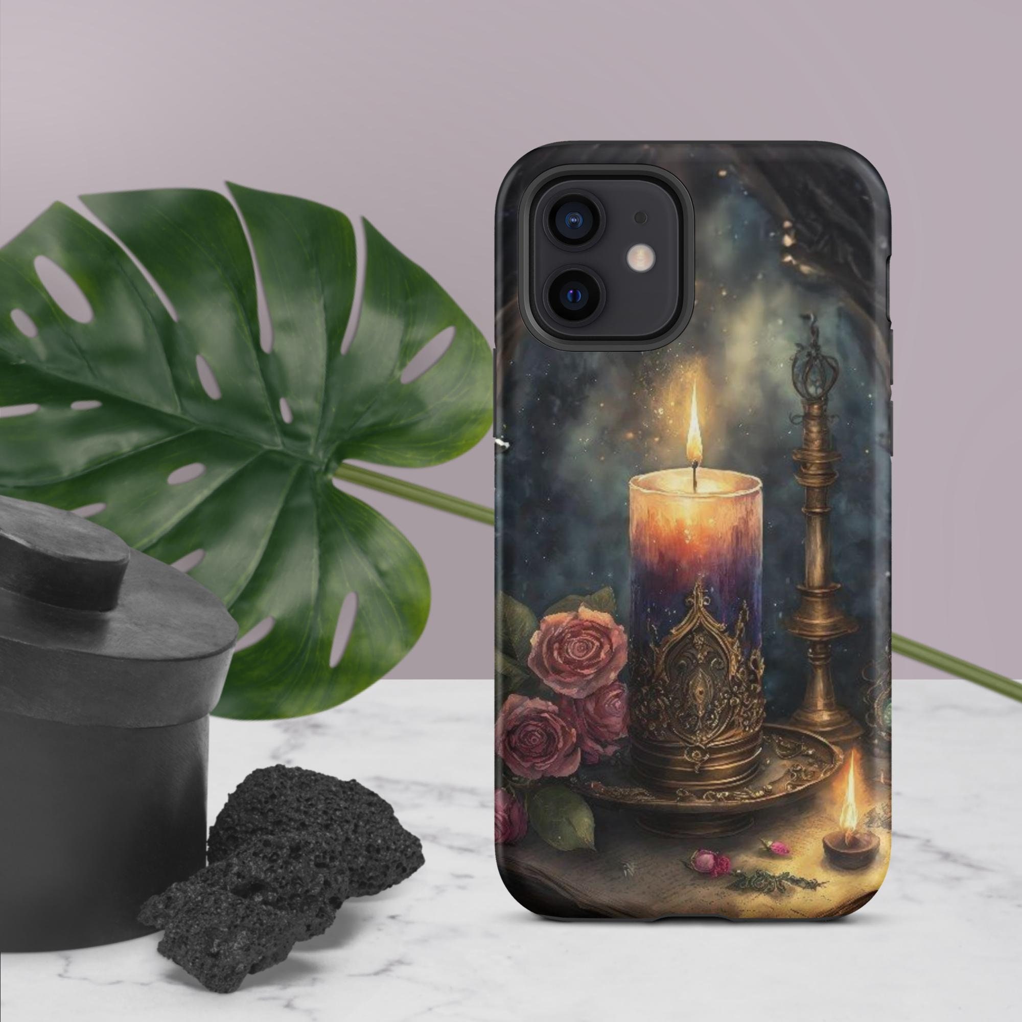 Spellbound Tough Case for Iphone®, Trendy Phone Cover, Rose Candle ...