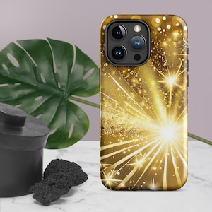 Light &#39;Em Up - Tough Case for iPhone®, Heavenly Glow, Nightlight, Christmas Spirit, Holy Sparkle, Special Shiny, Starburst, Gift Him & Her