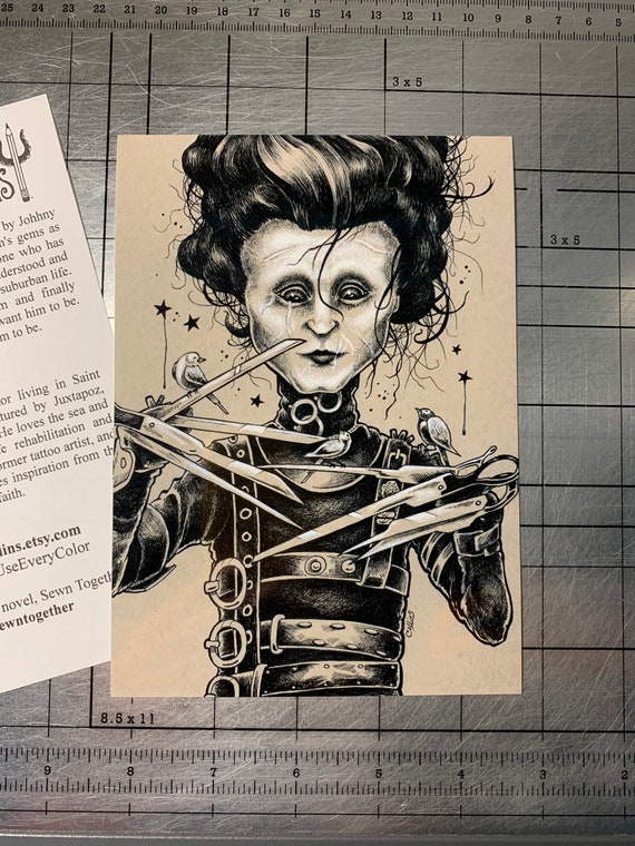 Edward Scissorhands Fine Art Wall Print - by Bryan Collins - Etsy