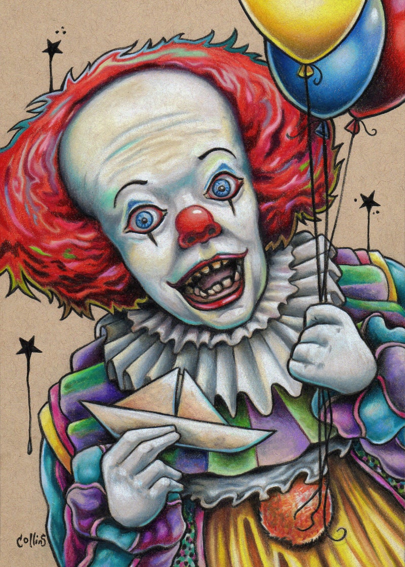 Pennywise The Clown Drawings for Sale - Fine Art America