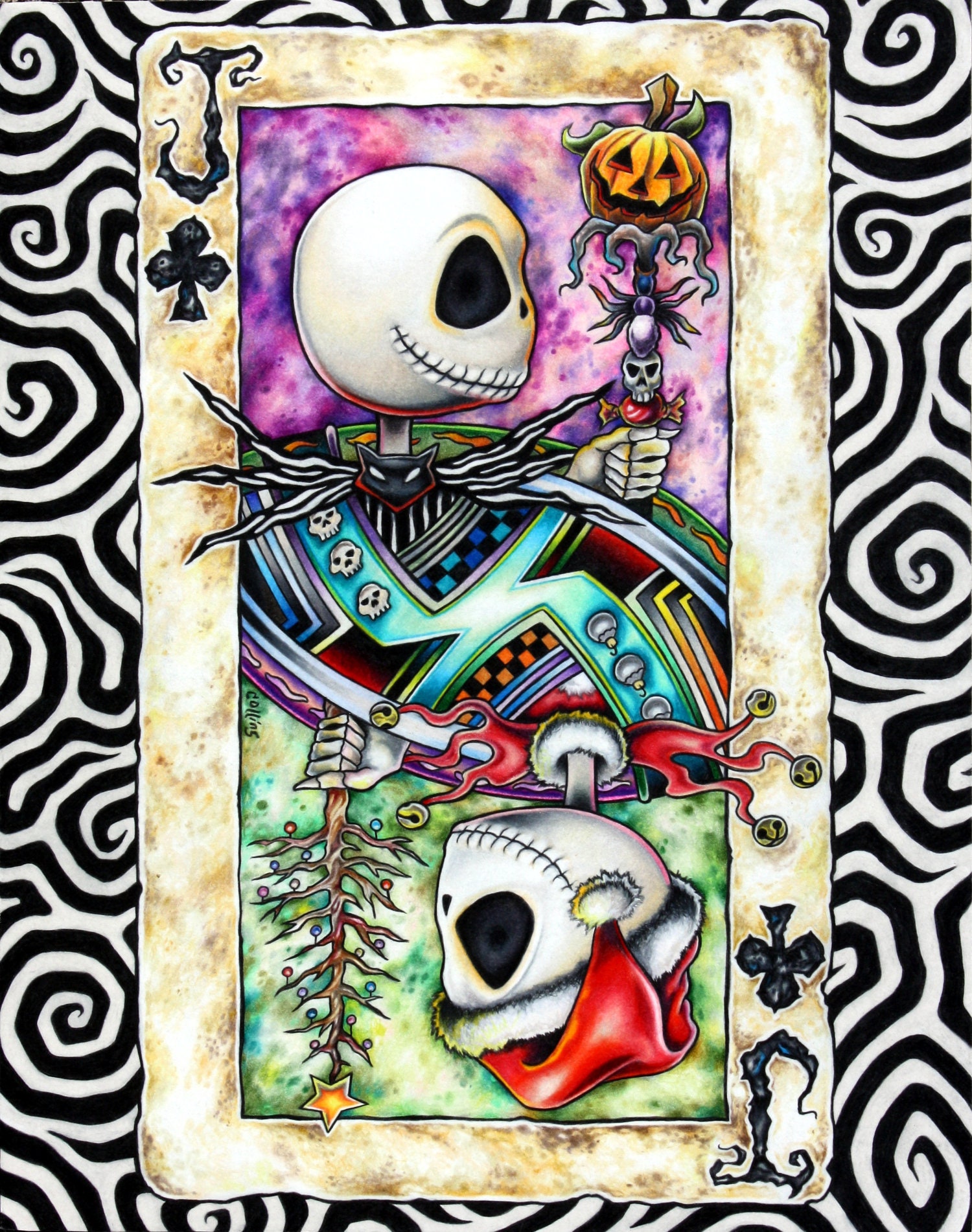 Jack Skellington Wall Art  Paintings, Drawings & Photograph Art Prints