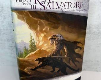 R.A. Salvatore Sojourn Hardcover 1st Edition 1st Printing, Vintage Forgotten Realms D&D Book, Dark Elf Trilogy, Drizzt Do'Urden