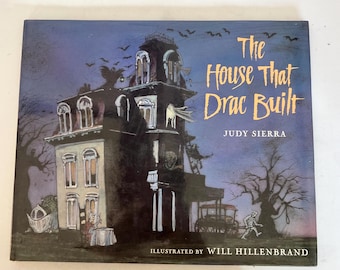 The House The Drac Built by Judy Sierra - 1995 Vintage Children’s Book - First Edition - Halloween Monsters Bat Werewolf Mummy Zombie
