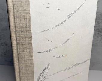 Wisps of Mist by Gwen Frostic SIGNED 1969 Vintage Hardcover Book / Michigan Artist / Linoleum Block Prints Nature Poetry / Presscraft Papers