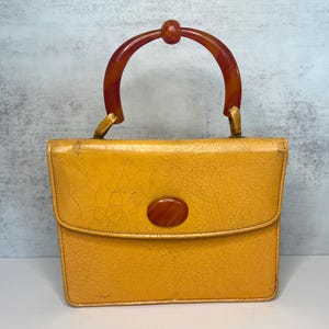 1940 〜 1950ビンテージ　超レア　ルーサイトバッグ　パーティバッグ Vintage】アメリカ製 60s レース入りルーサイト ハンドバッグ