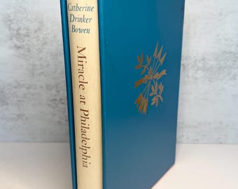 Vintage Miracle at Philadelphia Book 1986 Hardcover BOMC American Past Series with Complete Bicentennial Portfolio Inserts & Slipcase