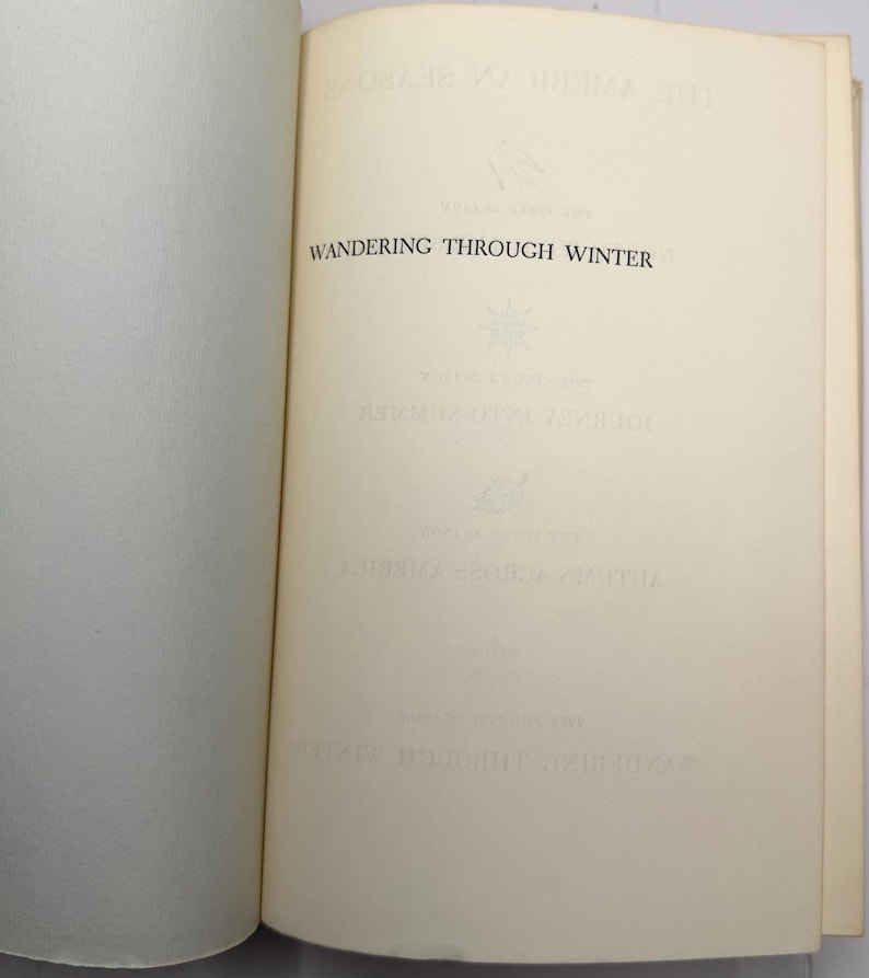 Wandering Through Winter by Edwin Way Teale 1965 First Edition Hardcover with Dust Jacket, Pulitzer Prize Winner, Vintage Nature Book image 7