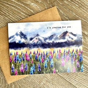 Praying For You Card: Cancer Support, Encouragement Gift