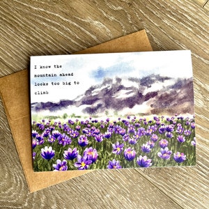 Carte cancer, combattant du cancer, carte de chimio, carte pour ami atteint du cancer, cadeau cancer, carte d'encouragement, chrétien, carte de sympathie