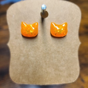 Cat Stud Earrings
