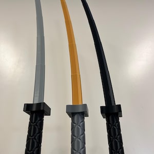 Collapsing Ninja Katana Sword: Interchangeable Blade Building Block Toy