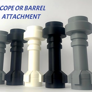 Life-Size Minifig Saber Blaster: Scope/Barrel Add On
