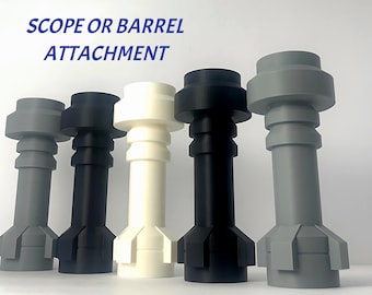 Life-Size Minifig Saber Blaster: Scope/Barrel Add On